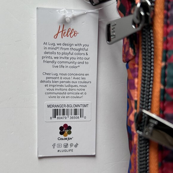 Lug Guild Collection Classic Ranger 2 Crossbody Bag Bargello Mountains Multi - Picture 13 of 13